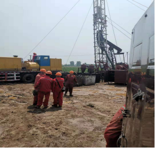 Shallow plugging of DXX1N8 well in Dongxin Oil Production Plant of Shengli Oilfield